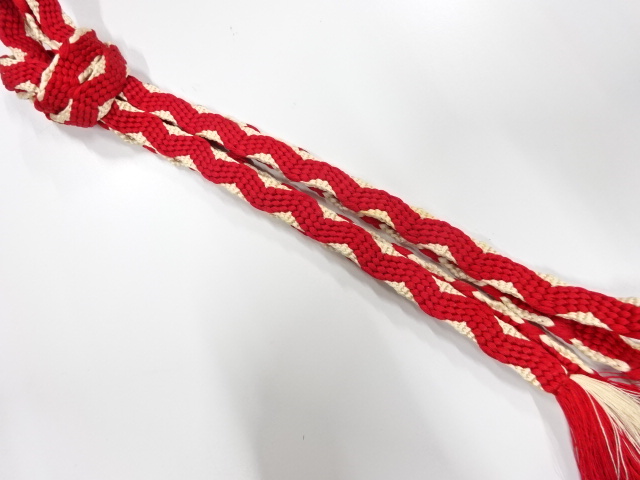 正絹　手組み帯締め